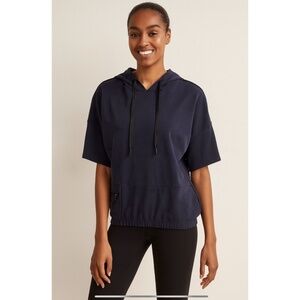 BOGNER LUCIA HOODIE SS SWEATSHIRT SOFT MODAL GOLF CASUAL SPORTY ELASTIC HEM S